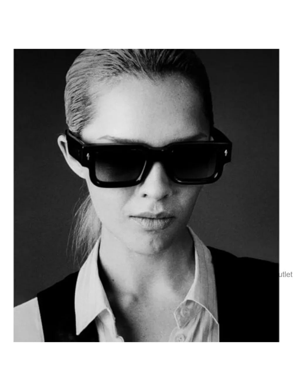 Chunky Rectangle Sunglasses UV400 Retro Square Shades for Men Women